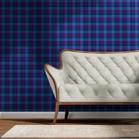 paneled tartan - 6" - bedtime blue