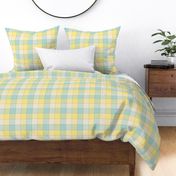 paneled tartan - 6" - pastel spring quilt