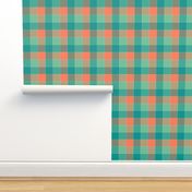 paneled tartan - 6" - retro surfing