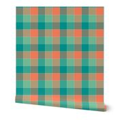 paneled tartan - 6" - retro surfing