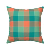 paneled tartan - 6" - retro surfing