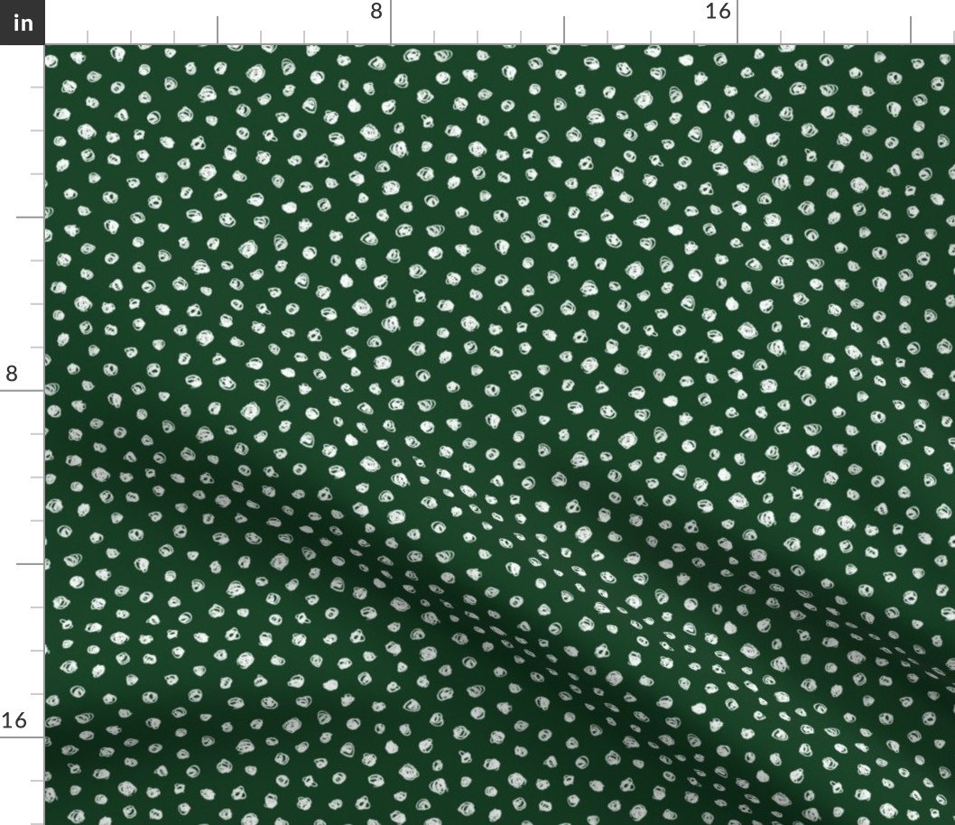 chalk polkadots - green chalkboard 