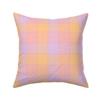paneled tartan - 6" - sherbet pink