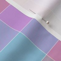 paneled tartan - 6" - pysanky purple