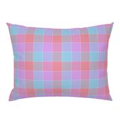 paneled tartan - 6" - pysanky purple