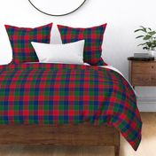 paneled tartan - 6" - winter berry