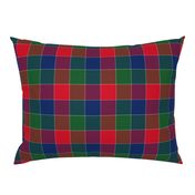 paneled tartan - 6" - winter berry