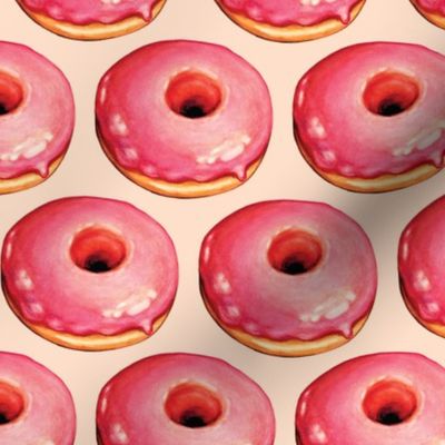 Strawberry Donut Pattern