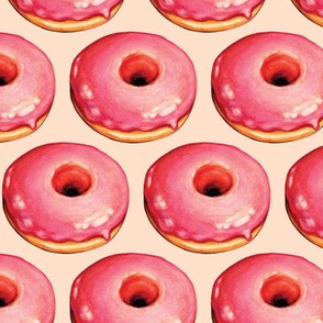 Strawberry Donut Pattern