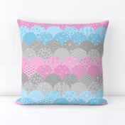 Scallop Sea (Pink and Blue)