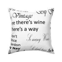 Black and White Wine Quotes