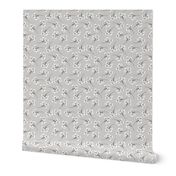 cottony forest heather blooms gray neutral flower design