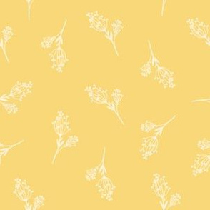 woodland yellow berries soft floral design