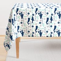 nautical fish and sharks fabric nautical ocean animals shark whale fabric