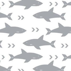 shark fabric grey fabric sharks boys nursery baby fabric shark decor shark week fabric sharks