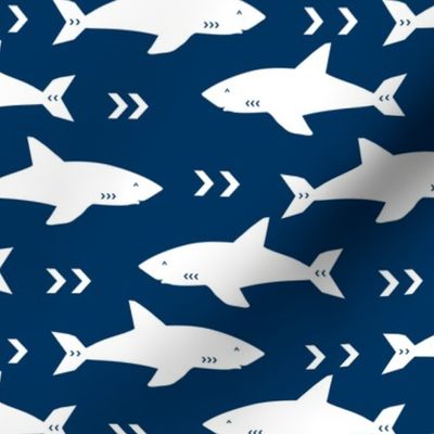 navy blue sharks shark fabric boys room fabric nursery baby decor nursery decor navy blue and white