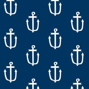 anchor fabric navy blue and white anchors navy blue fabric 