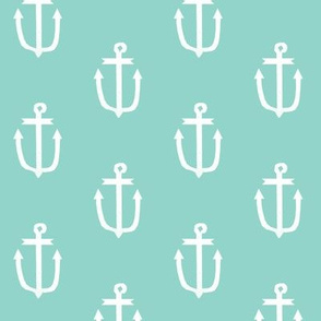 mint anchors nautical ocean fabric mint fabric anchors coordinate simple anchor fabric