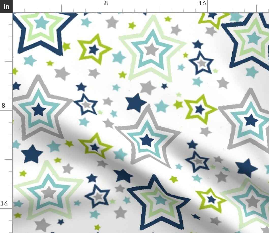 Navy Grey Green Star 5400