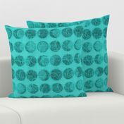 Solar Eclipse Swirls Light Teal 