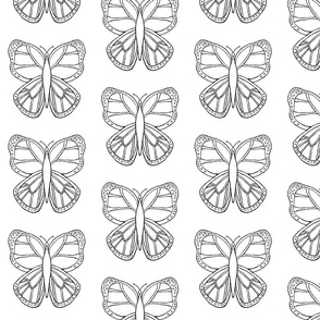 Butterfly 2- Coloring Design