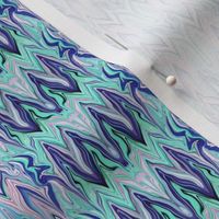 Tearful Ogre Bargello, Pastel Pink, Blue and Green,Small