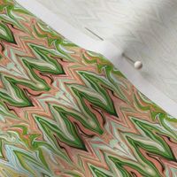 Tearful Ogre Bargello, Peach, Beige, Green, small