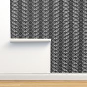 Tearful Ogre Bargello, Black and White, small