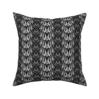 Tearful Ogre Bargello, Black and White, small