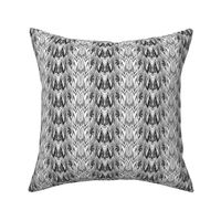 Tearful Ogre Bargello, Black, White and Grey, small