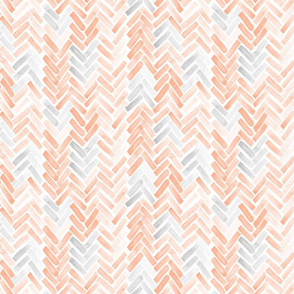 gray blush watercolor herringbone