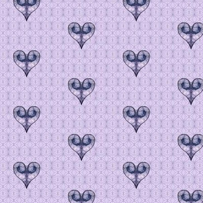 Lavender Hearts
