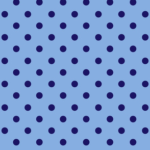 Polka Dot Double Blue