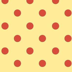 Polka Dot Lucy's Red and Yellow