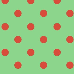 Polka Dot Lucy's Red and Green