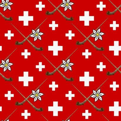 Schweiz Stoffe, Tapete & Wohnaccesssories - Spoonflower