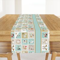 Elegant Advent Calendar Placemat 