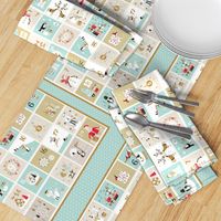 Elegant Advent Calendar Placemat 