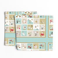 Elegant Advent Calendar Placemat 