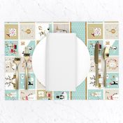 Elegant Advent Calendar Placemat 