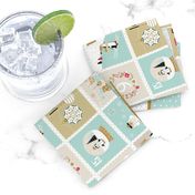 Elegant Advent Calendar Placemat 