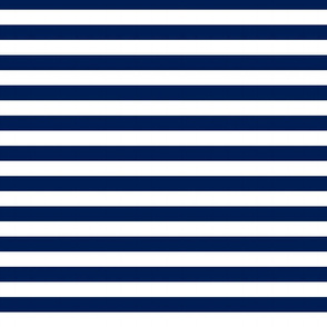 Navy Horizontal Stripes