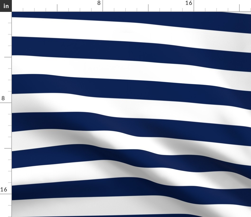 Big Navy Horizontal Stripes