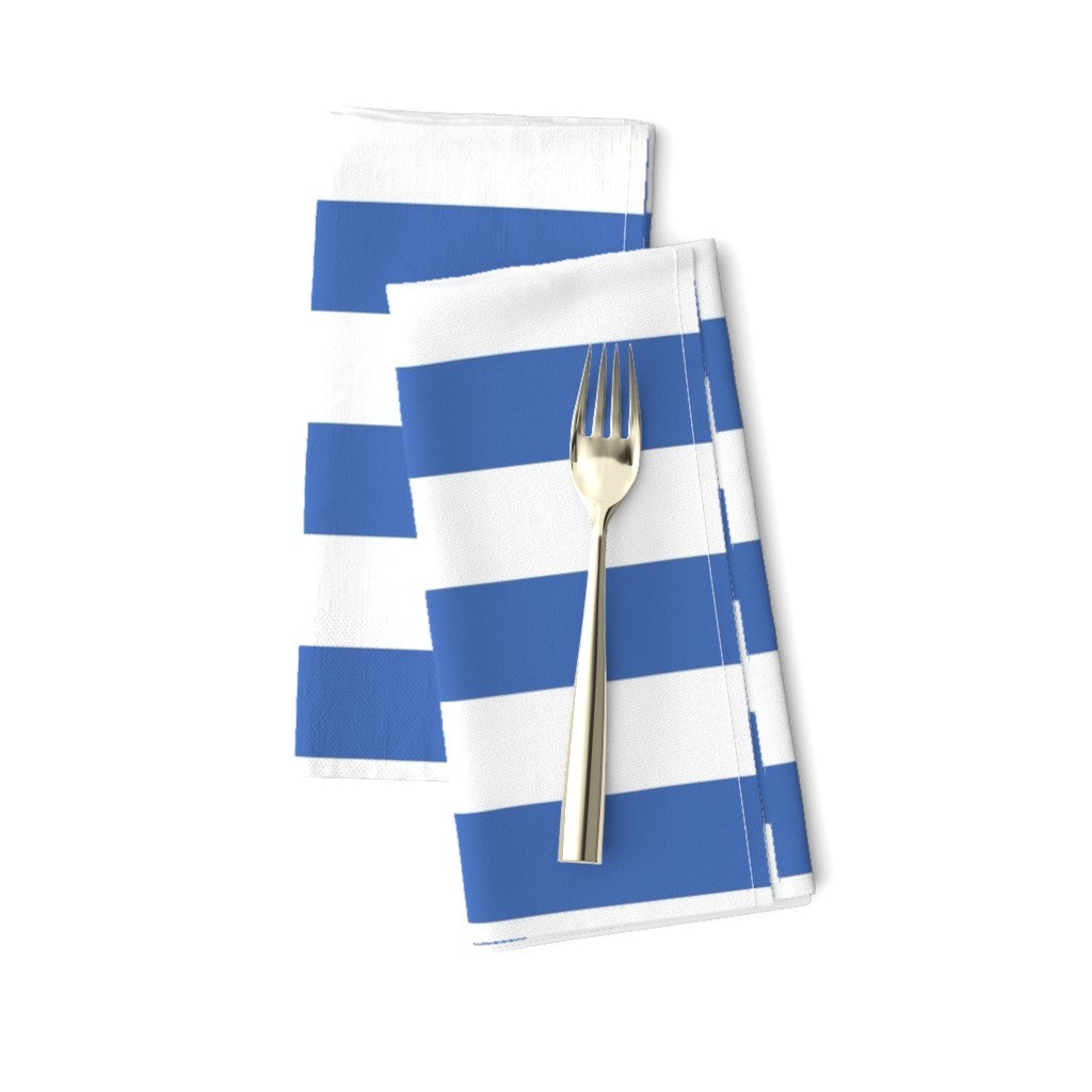 Big Blue Horizontal Stripes