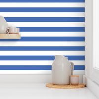 Big Blue Horizontal Stripes