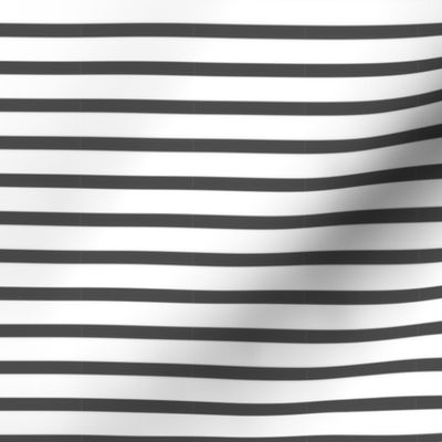 Solid Charcoal Stripes 