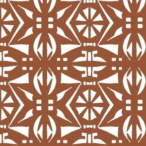 DECO PARTY PRINT Brown and White 