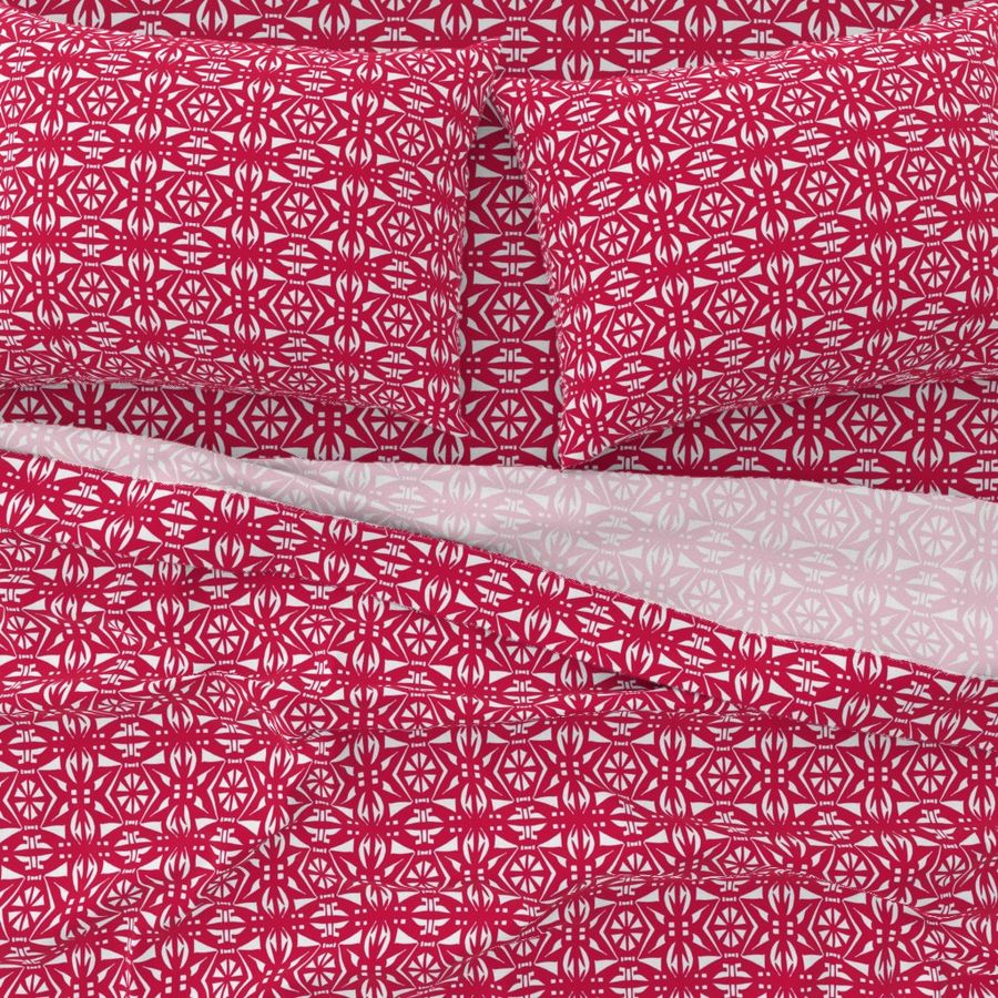 DECO PARTY PRINT Red and White