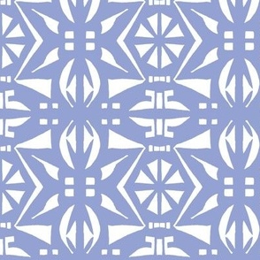 DECO PARTY PRINT Lavender and White