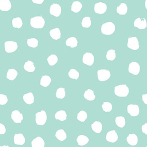 dots mint dot painted dots mint fabric mint dot fabric 